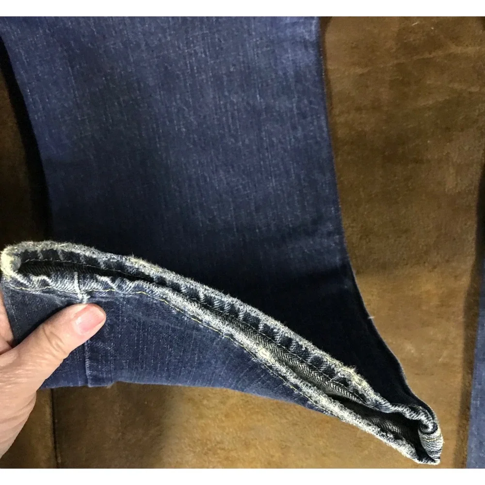 American Eagle Boys Bootcut Jeans Dark Wash‎ Blue Denim 26x28 100% Cotton
